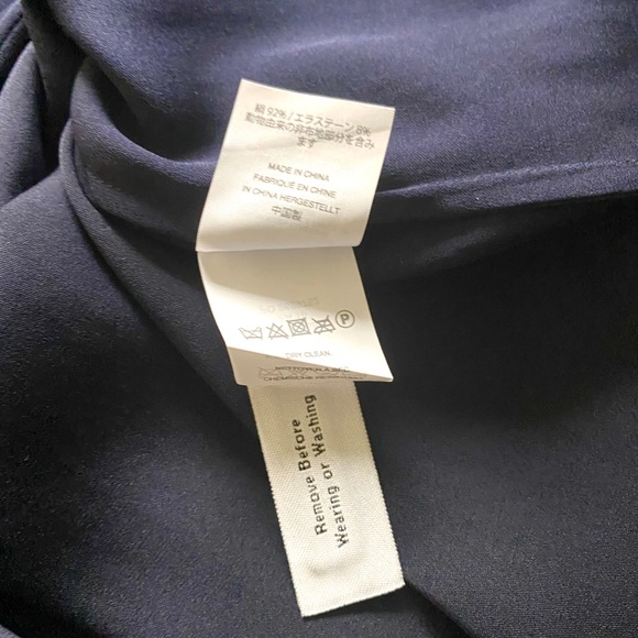 πHPπ J. CREW TUXEDO RUFFLE SILK GEORGETTE BLOUSE - Picture 9 of 9